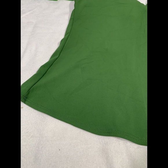 NEW‎ $118 Robin Piccone Ava Tie Back Tankini Top in Green [SZ XS ] - Picture 9 of 12